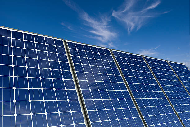 Monocrystalline solar panels in Sugar Land
