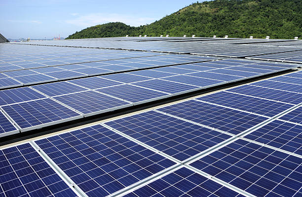 Polycrystalline solar panels in Sugar Land